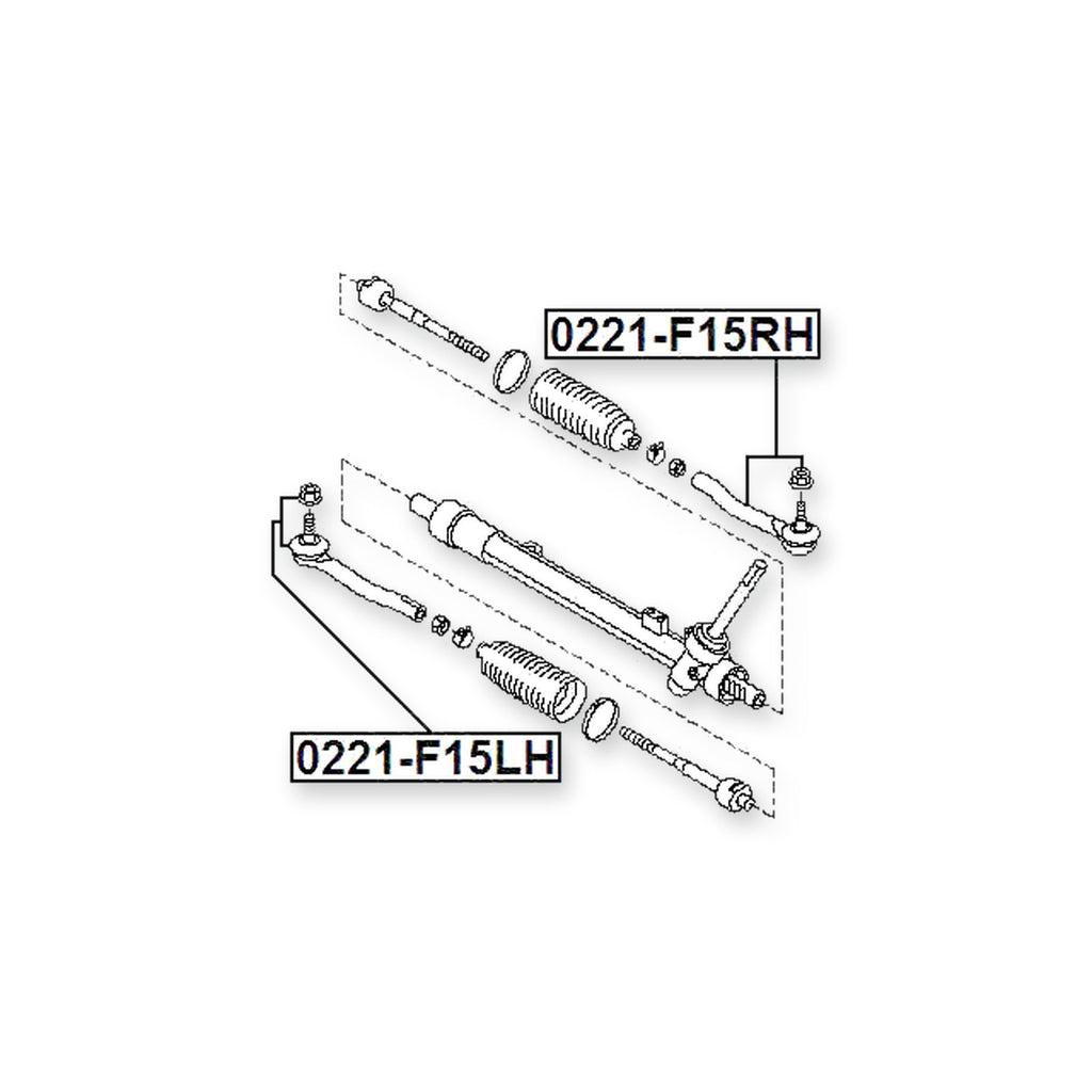 Nissan E30 VNZE0 Front Left Steering Tie Rod End
