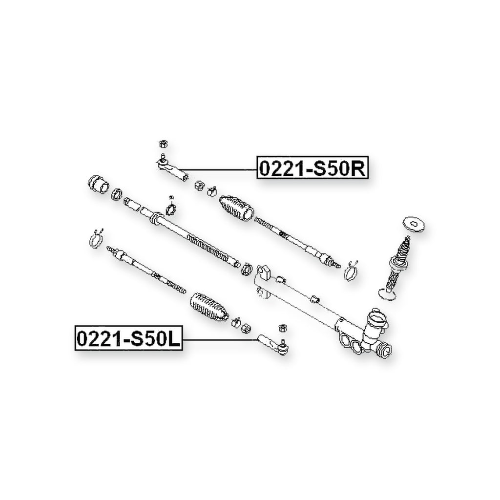 Nissan FX45/35 S50 Front Left Steering Tie Rod End