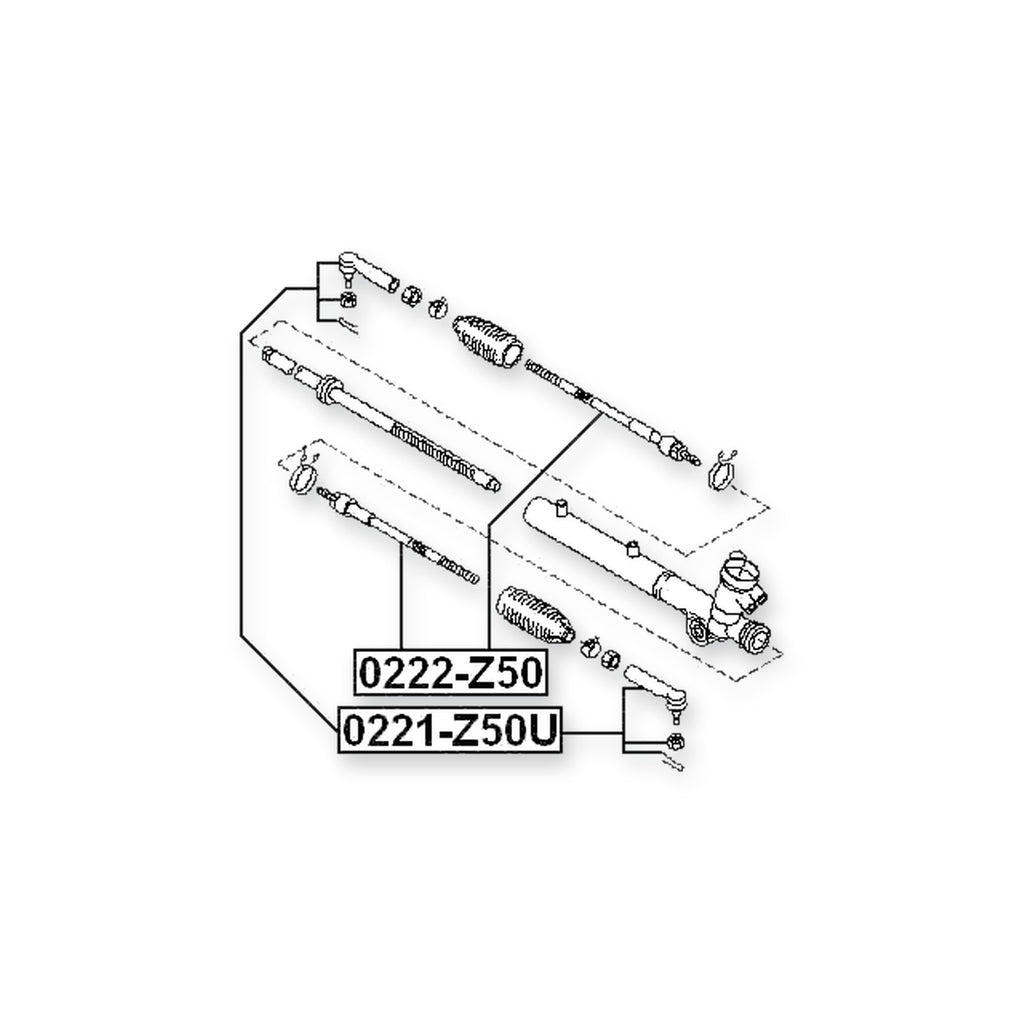 Nissan Murano Z50 Front Steering Tie Rod End