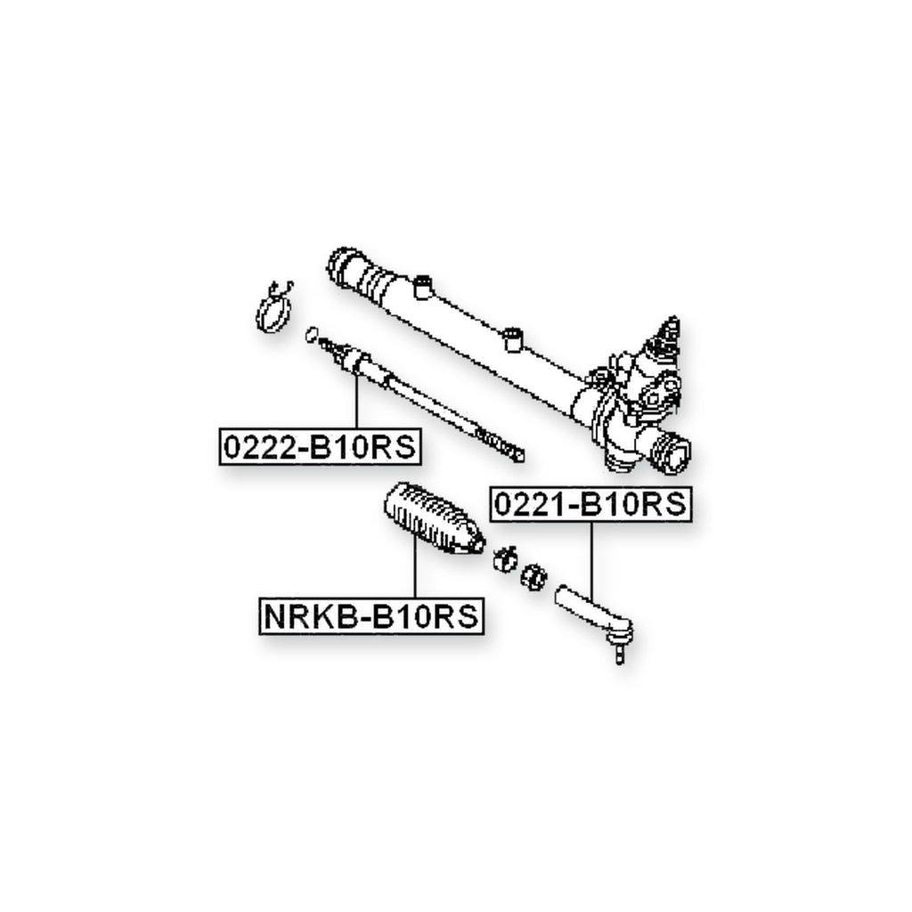 Nissan Almera B10RS Front Steering Tie Rod