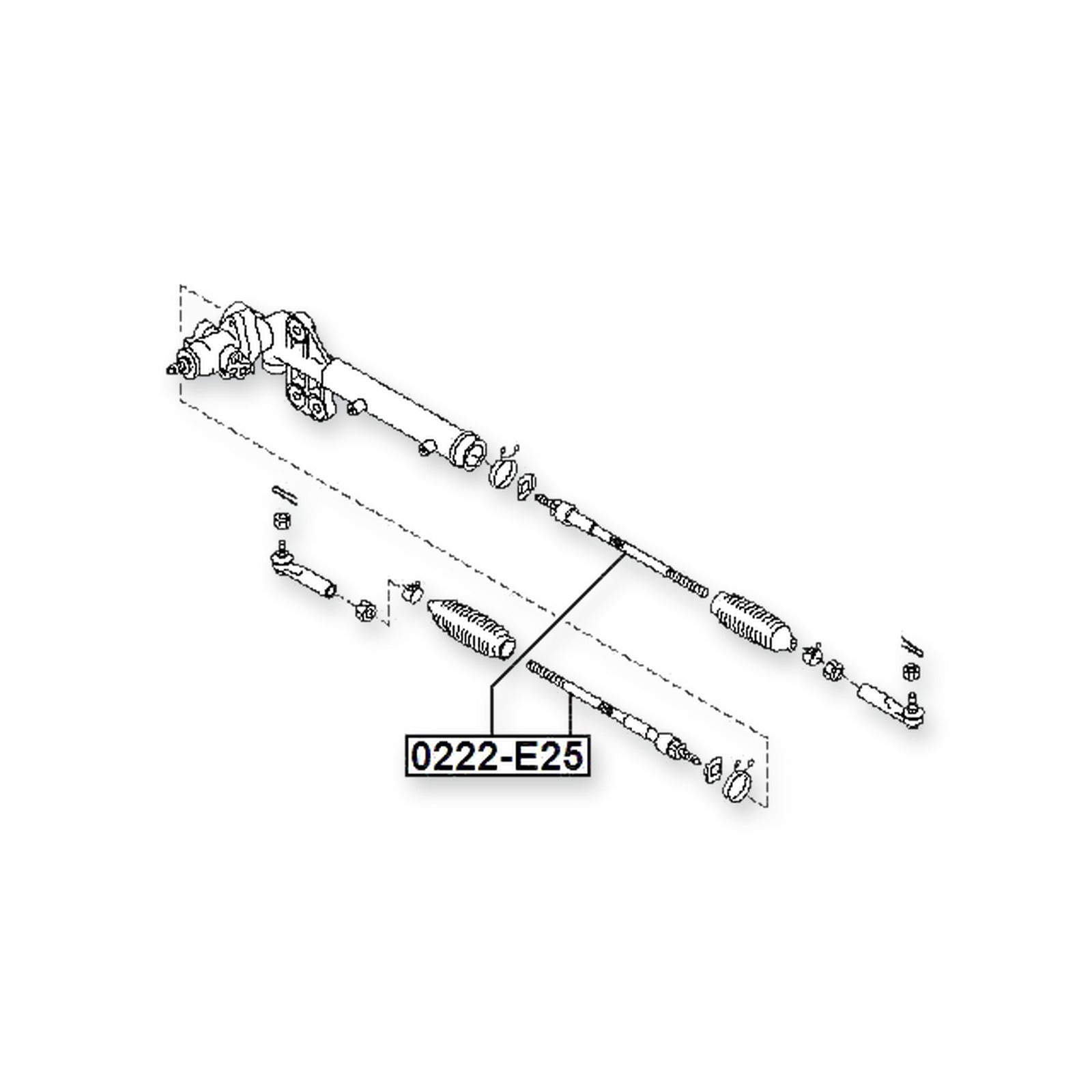 Nissan Caravan/Homy E25 Front Steering Tie Rod