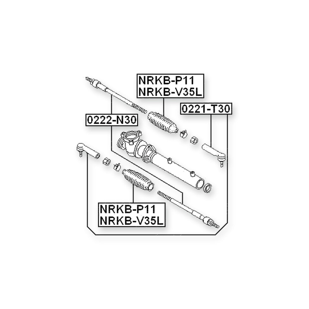Nissan Amb AE50 Front Steering Tie Rod