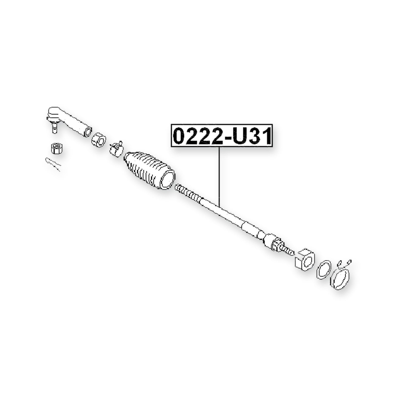 Nissan Presage U31 Front Steering Tie Rod