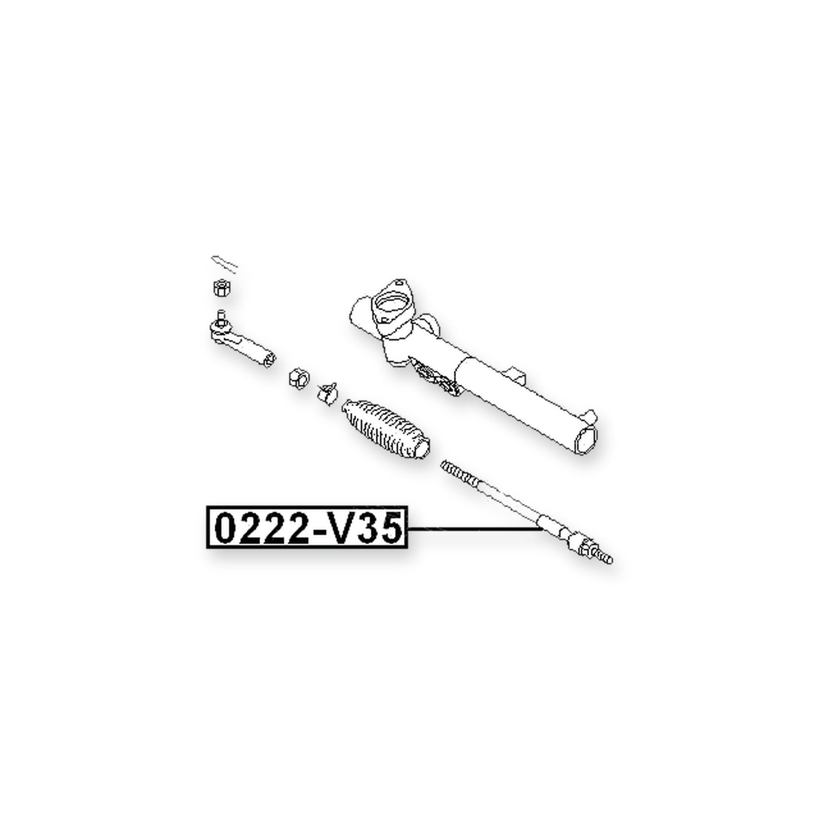 Infiniti G35 V35 Front Steering Tie Rod