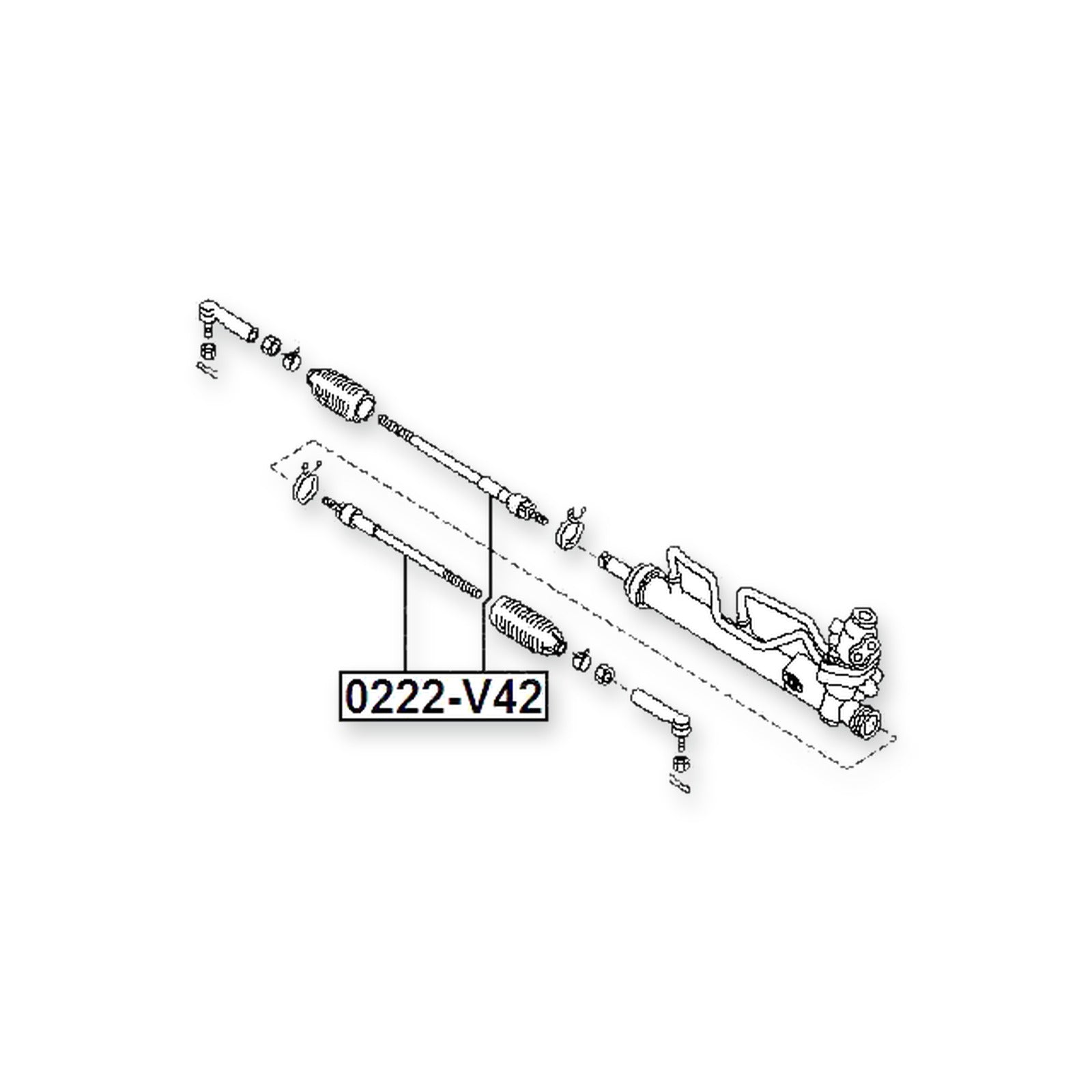 Nissan Quest V42 Front Steering Tie Rod