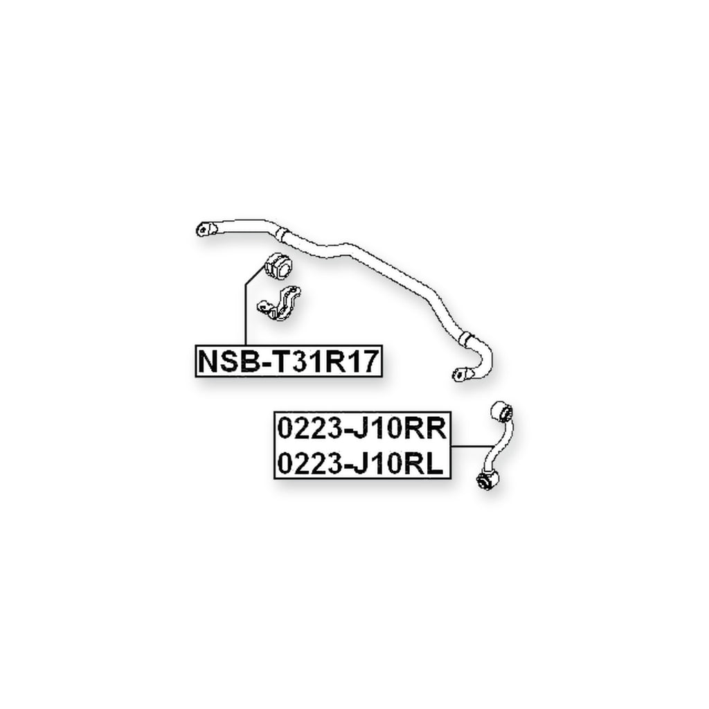 Nissan Dualis J10 Rear Left Sway Bar Link