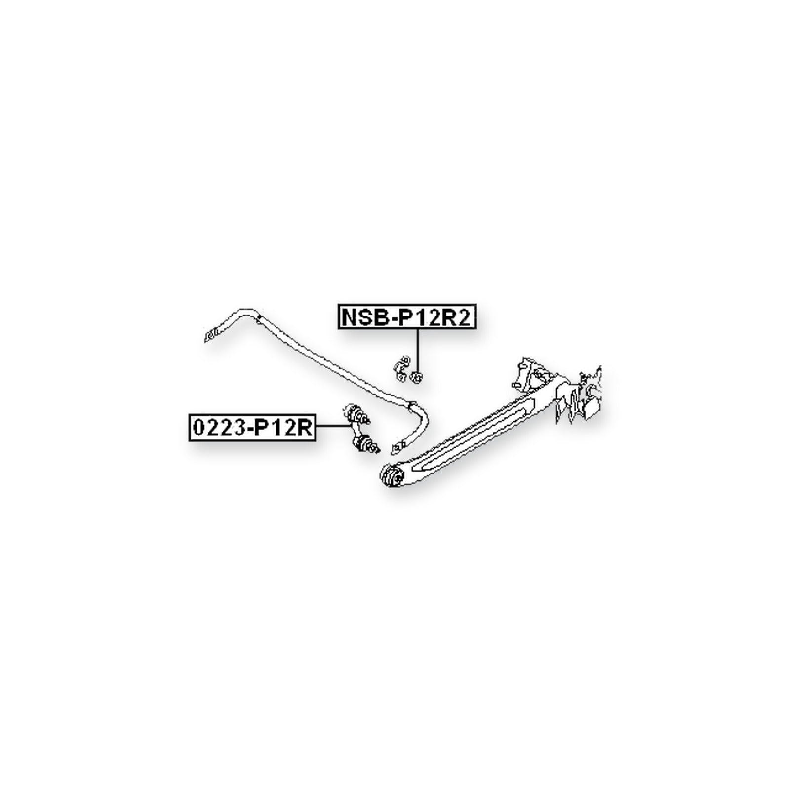 Nissan Primera P12E Rear Sway Bar Link