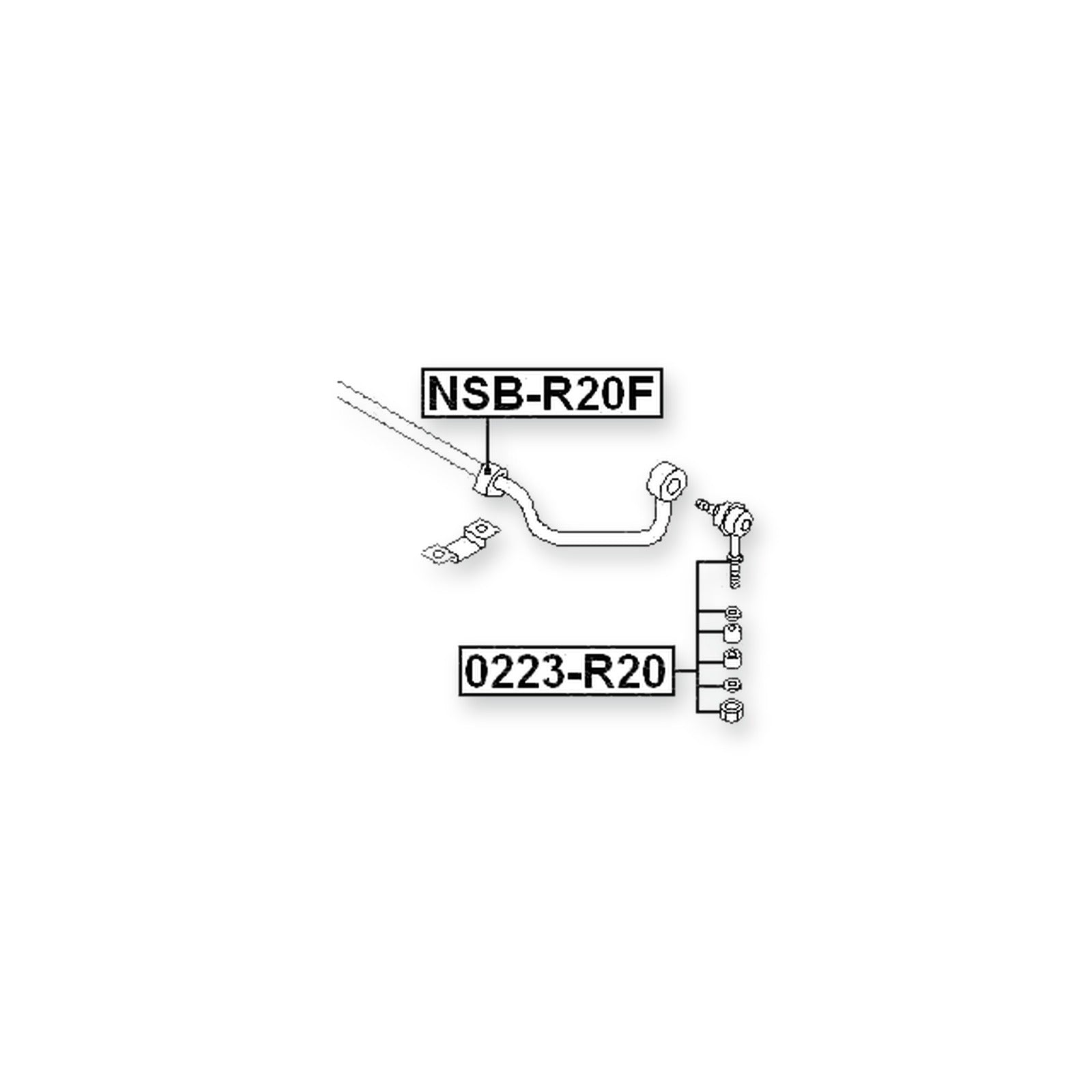 Nissan Cabstar F24M Front Sway Bar Link