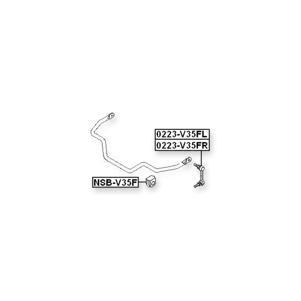Infiniti G35 V35 Front Left Sway Bar Link