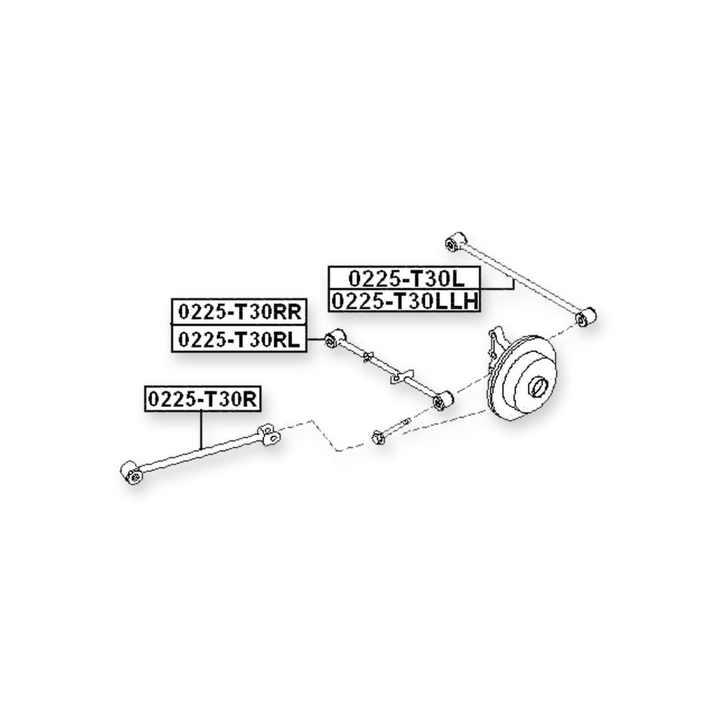 Nissan X-Trail T30 Rear Left Transverse Link