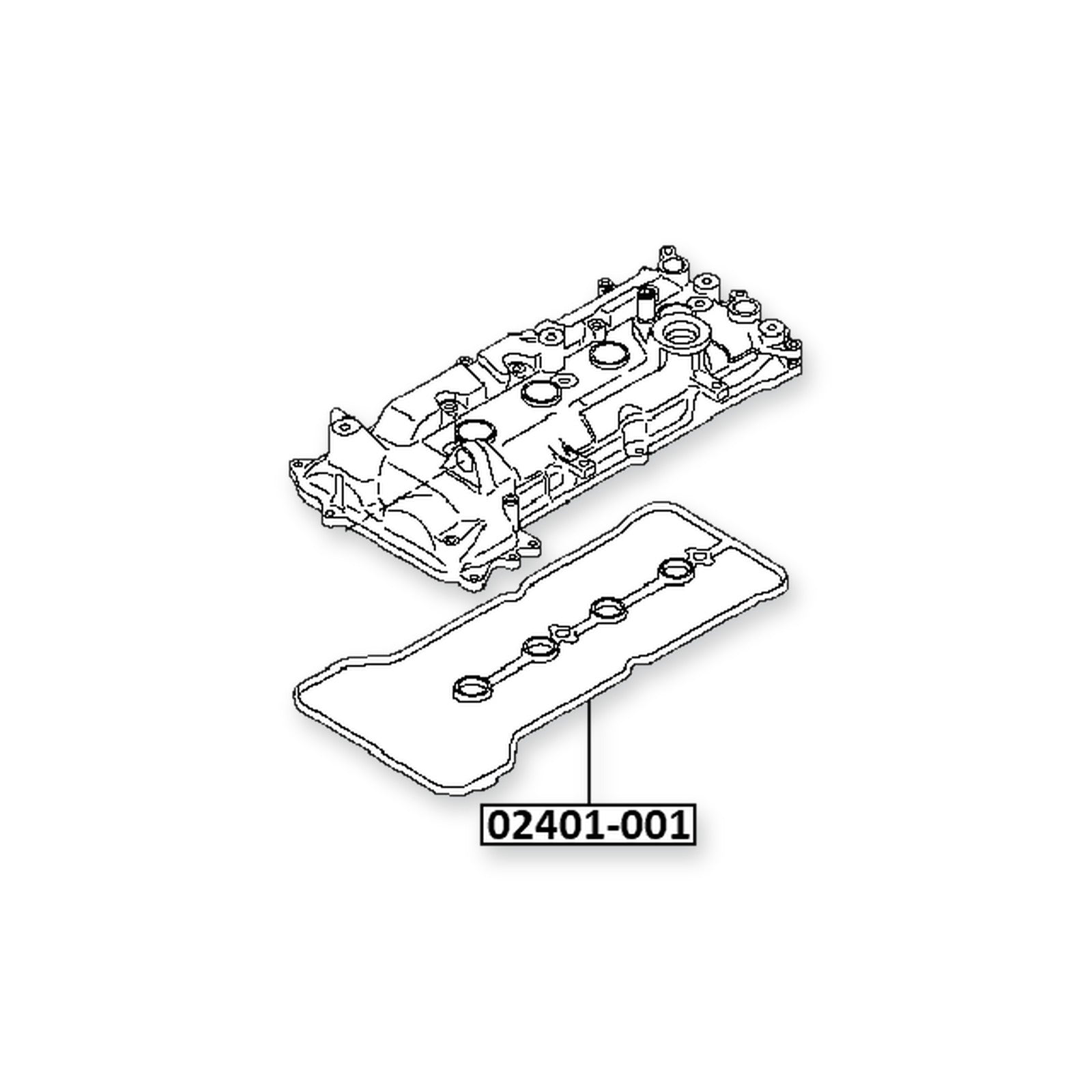 Nissan Ad/Ad Expert VY12 Valve Cover Gasket