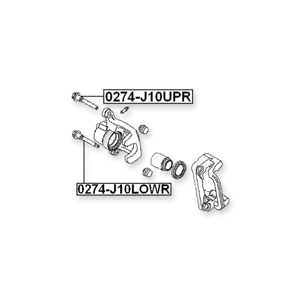 Nissan 350Z Z33 Rear Lower Caliper Slide Pin & More