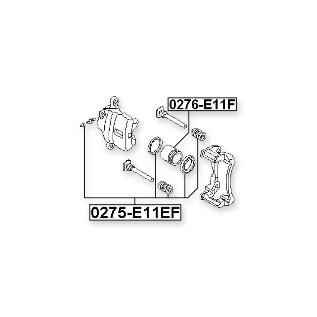 Nissan Almera G15RA Front Brake Caliper Repair Kit (Set For One Side) & More