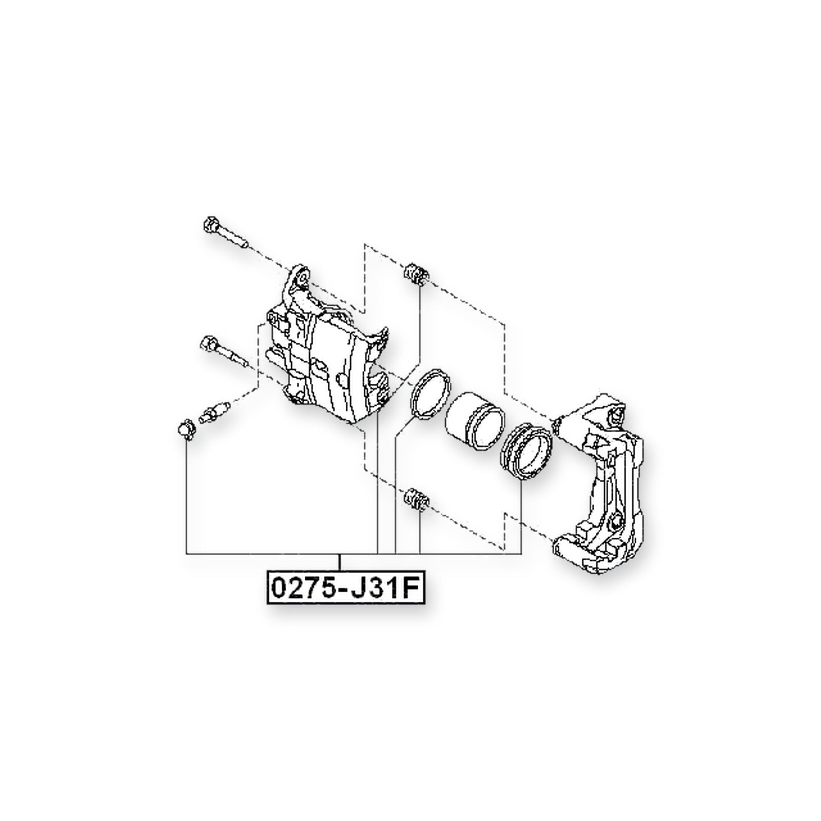 Front Brake Caliper Repair Kit (Set For Two Sides)