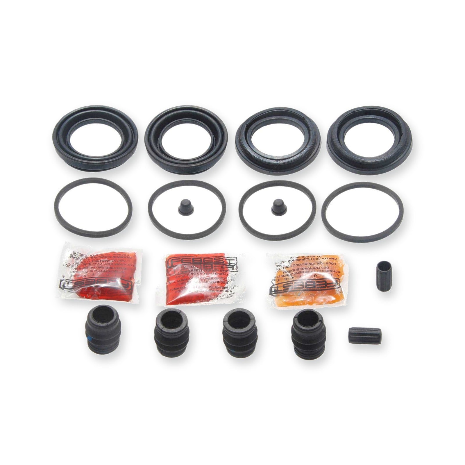 Infiniti G35 V35 Front Brake Caliper Repair Kit (Set For Two Sides)