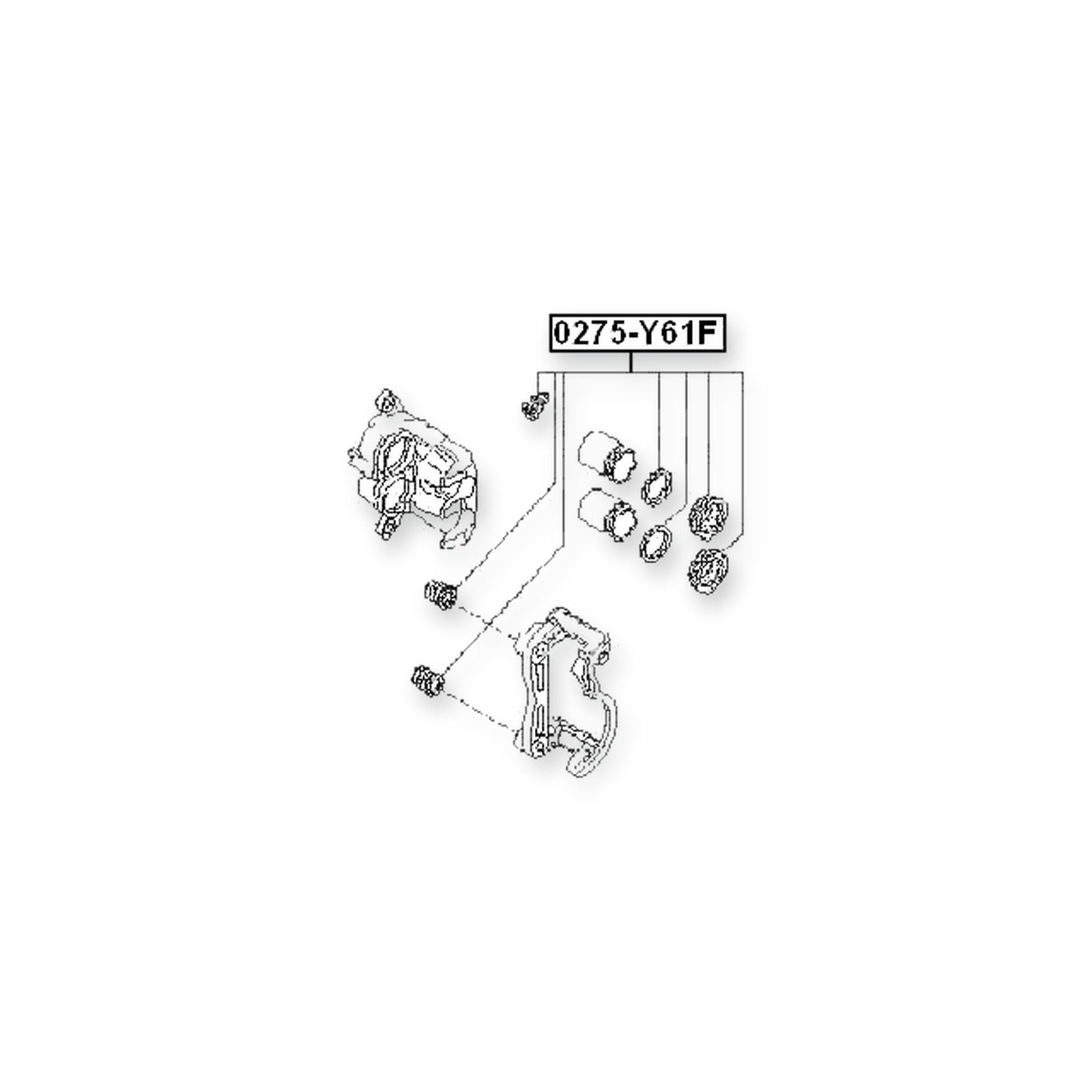 Nissan Patrol Front Brake Caliper Repair Kit (Set For Two Sides)