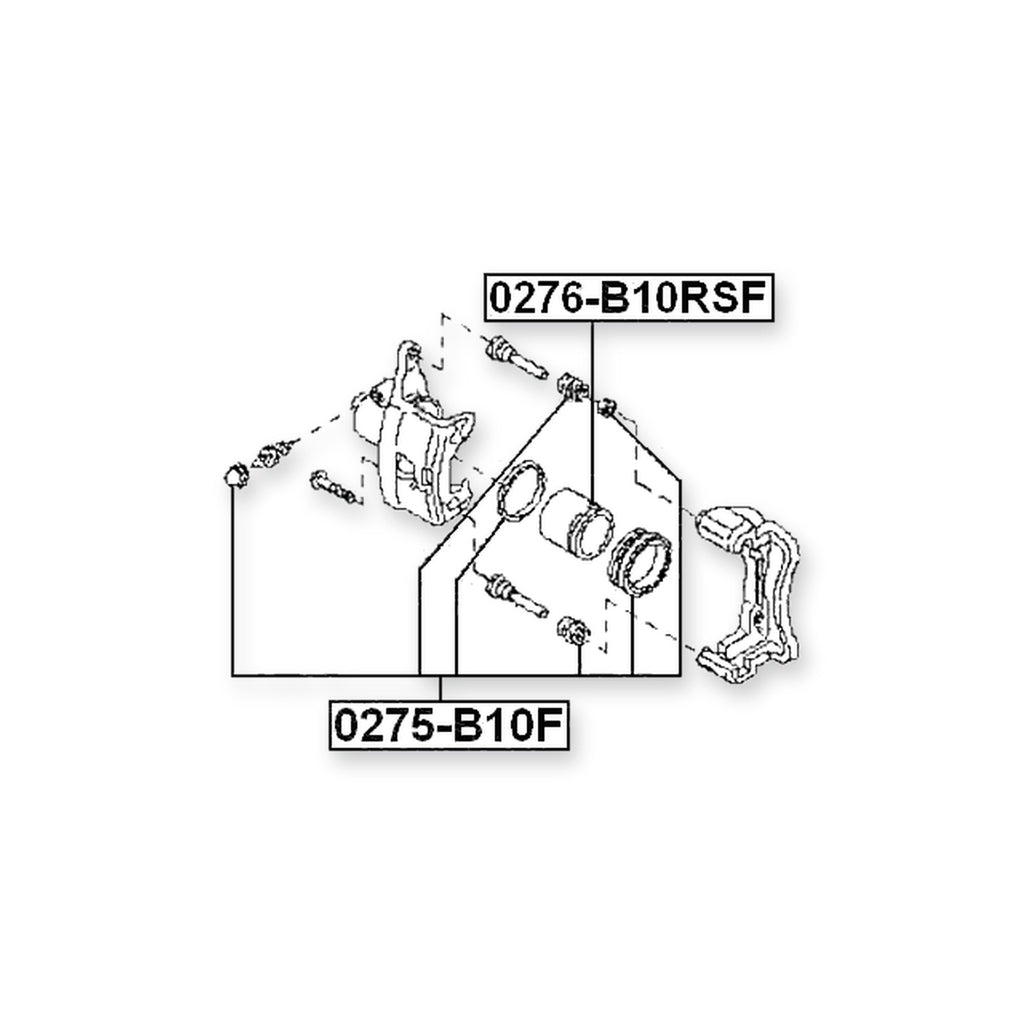 Toyota Aqua Front Caliper Piston D54 & More