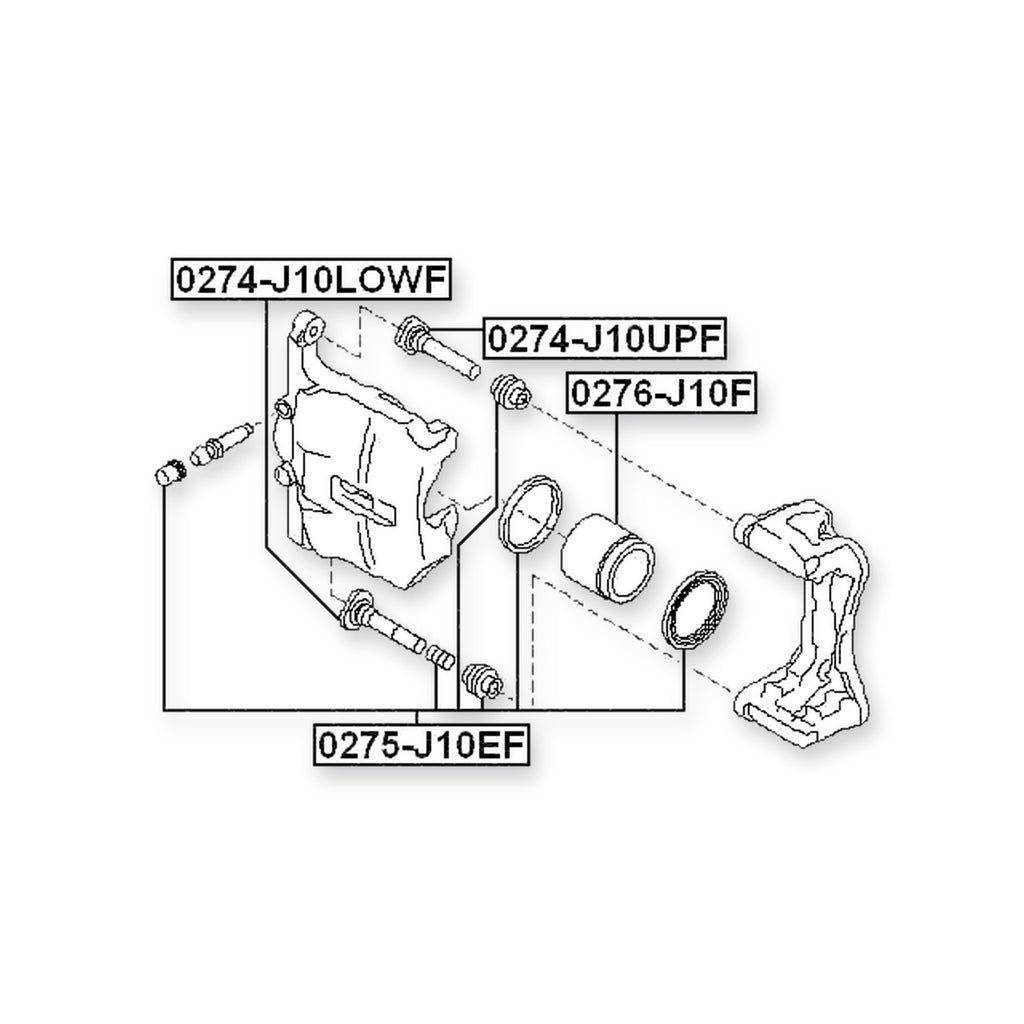 Nissan Dualis J10 Front Caliper Piston D60.3