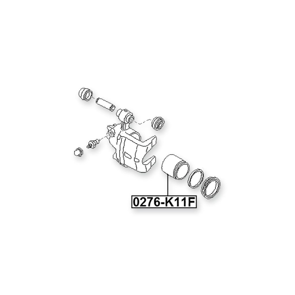 Nissan 100NX B13 Front Caliper Piston D48