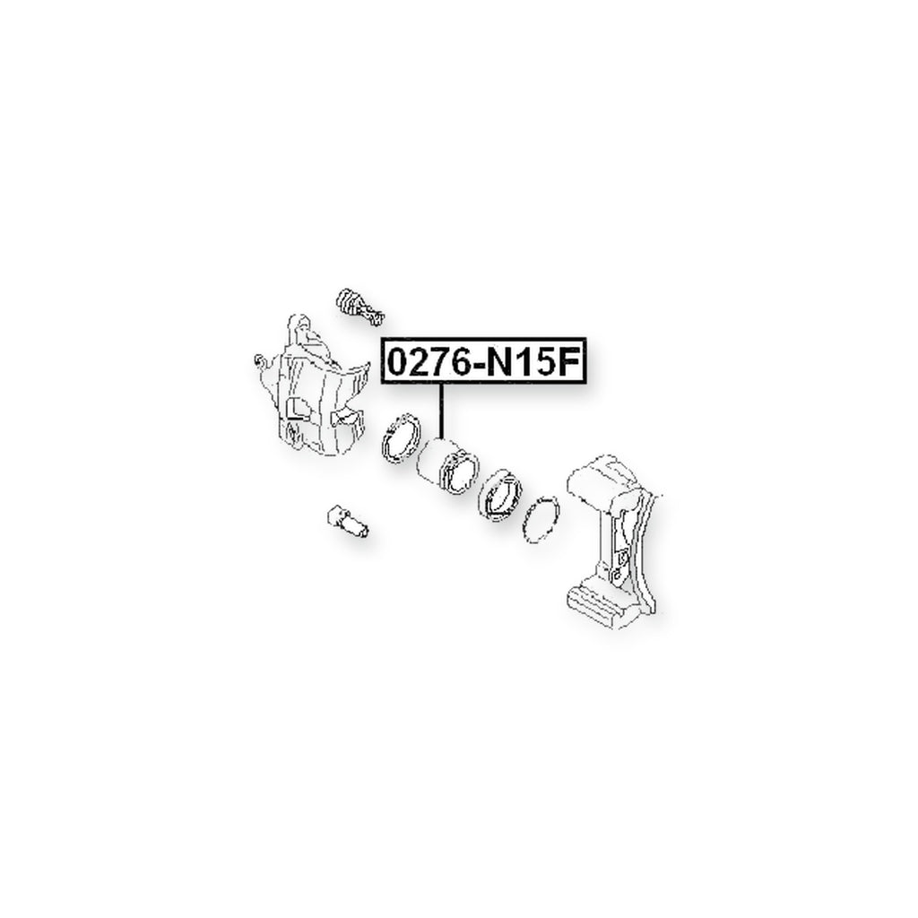 Nissan 240SX S14 Front Caliper Piston D53.9