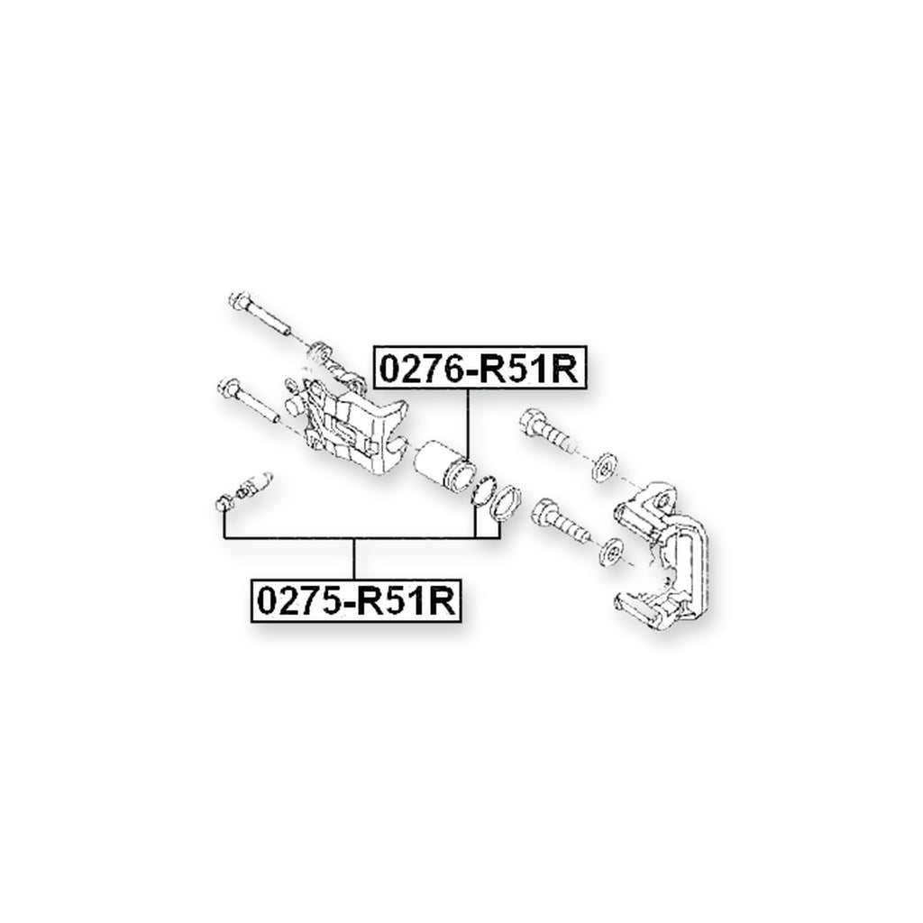 Nissan Frontier D40 Rear Caliper Piston D38.1