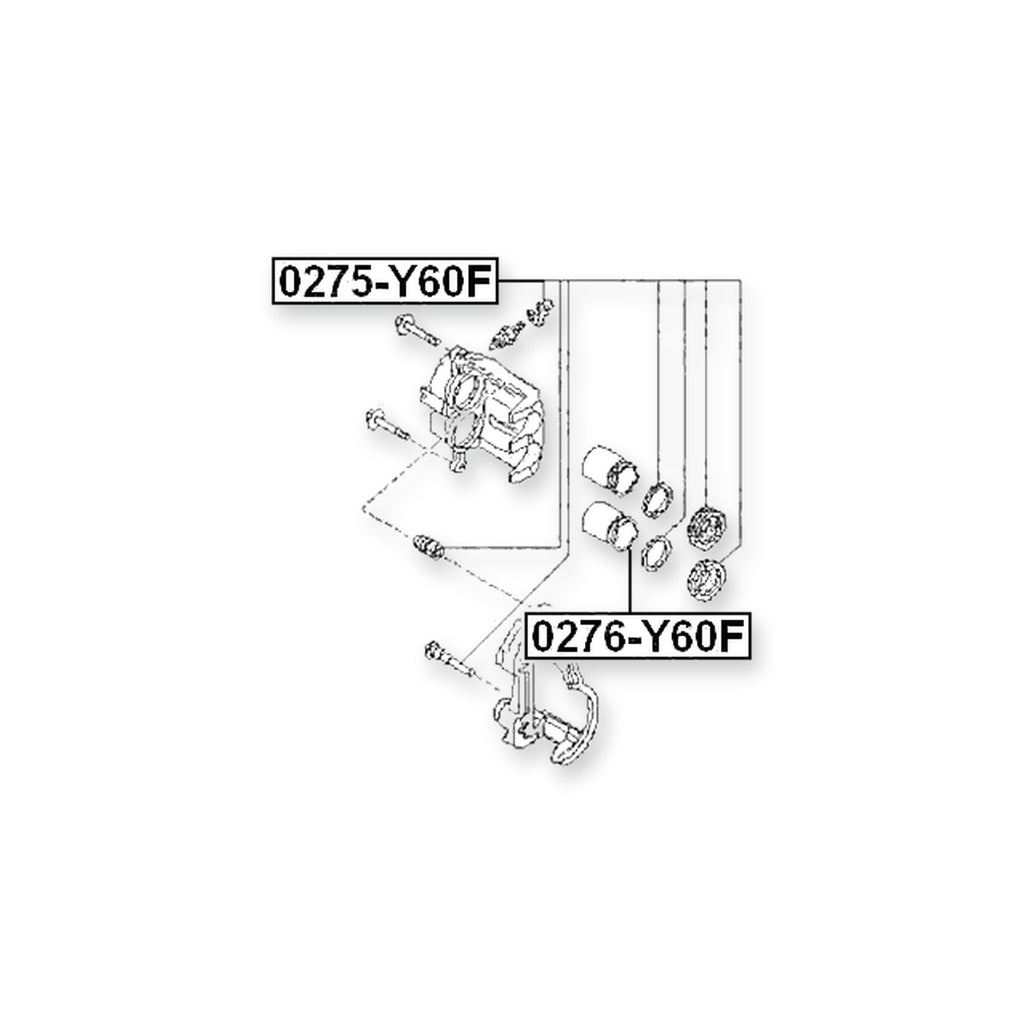 Nissan Atlas/Atlas/Condor F22 Front Caliper Piston D68