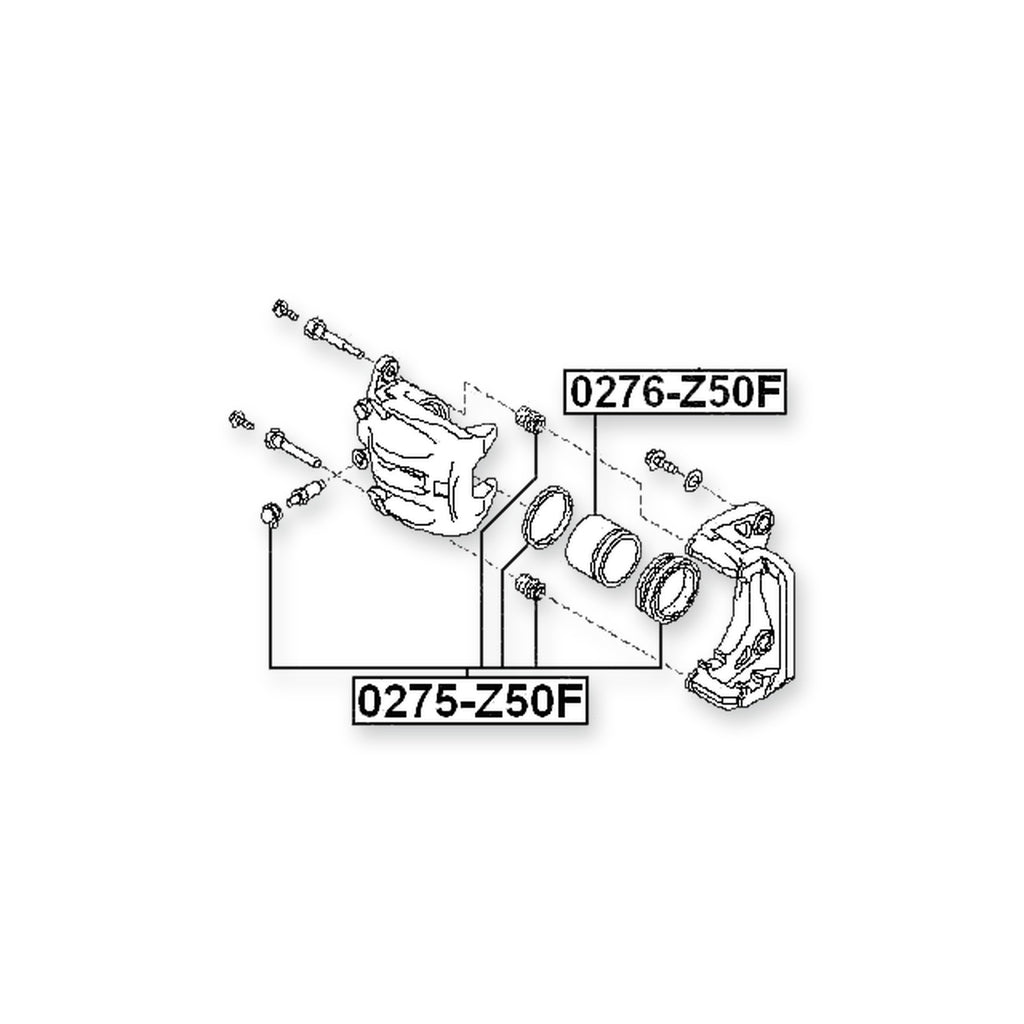 Nissan FX45/35 S50 Front Caliper Piston D63.6 & More