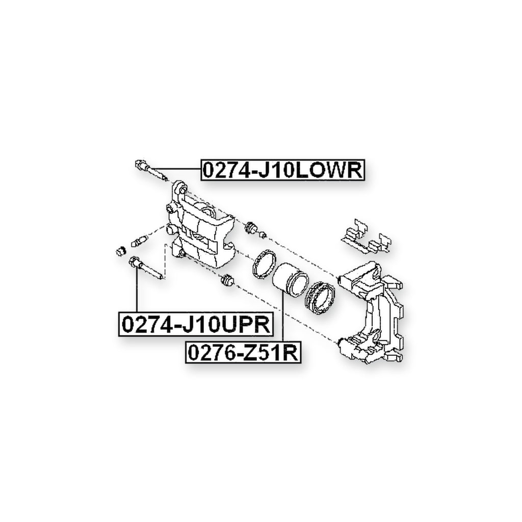Nissan 350Z Z33 Rear Caliper Piston D42.8 & More