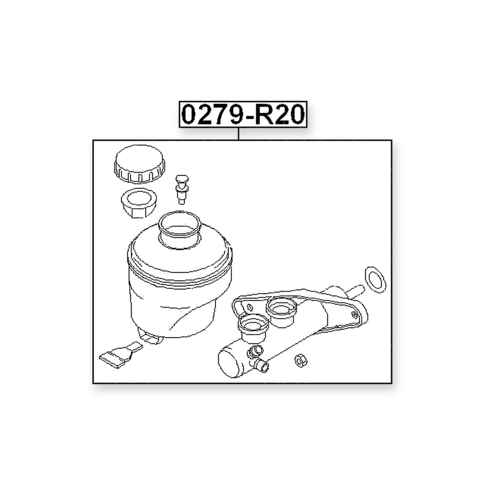 Ford Maverick Brake Master Cylinder