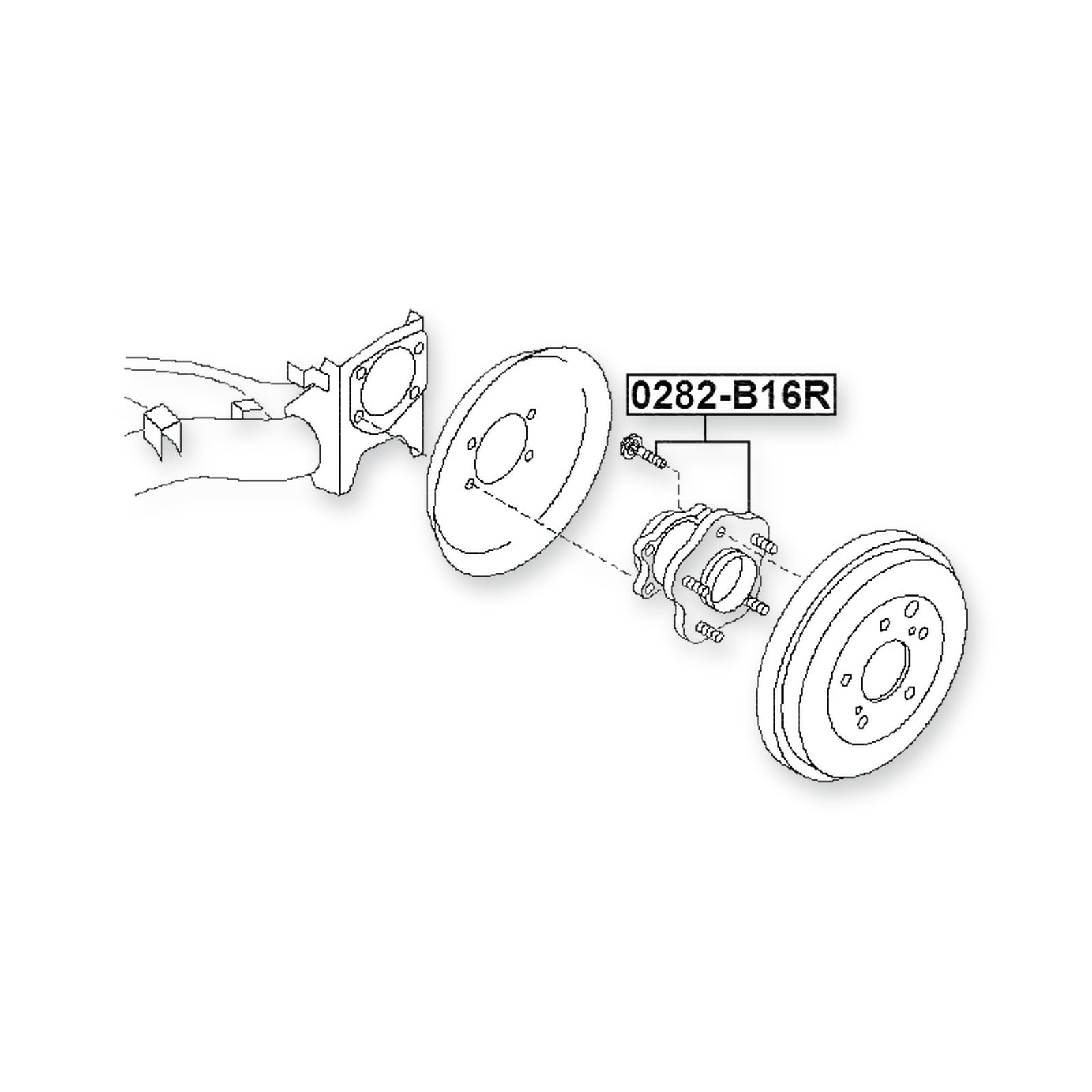 Nissan Lafesta B30 Rear Wheel Hub