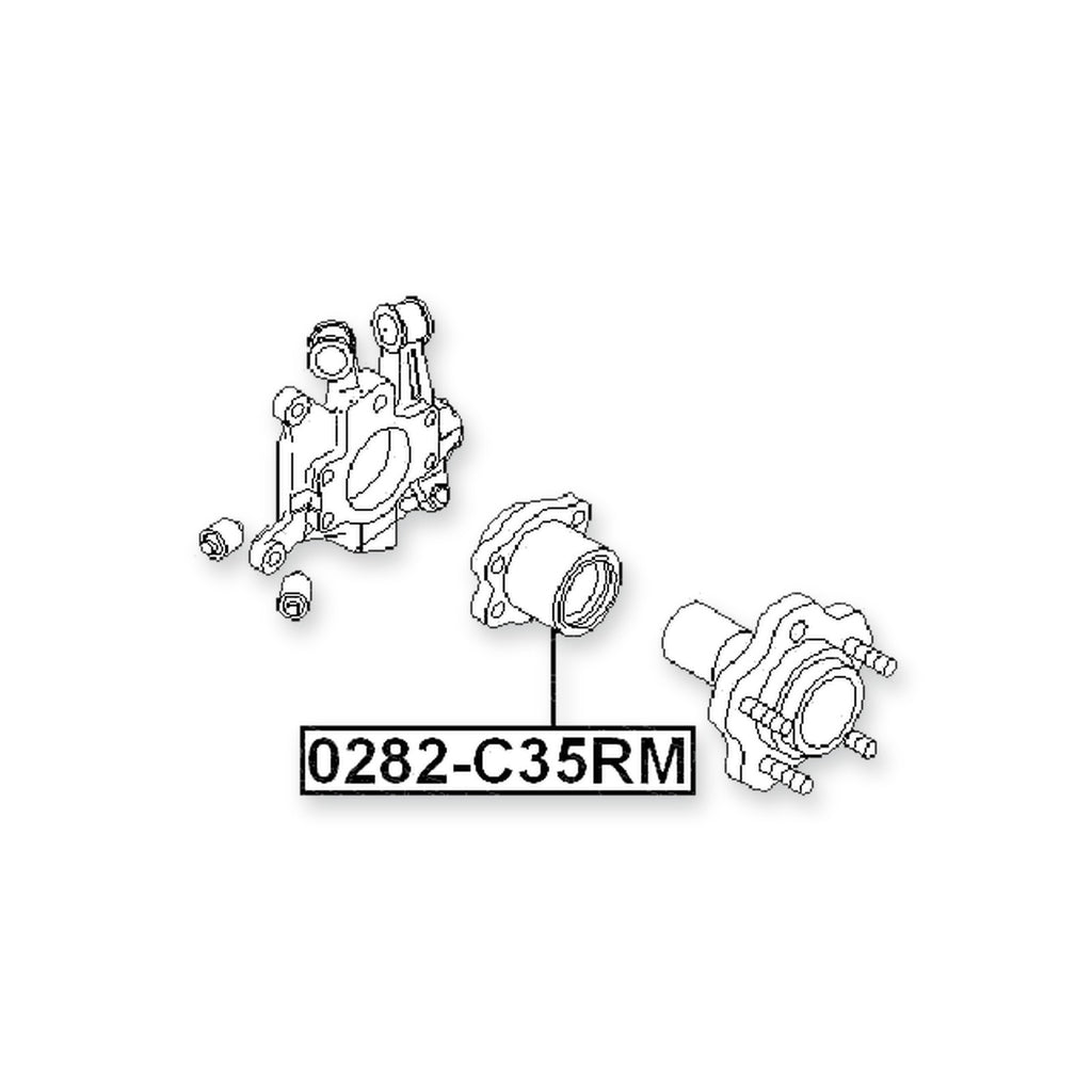Nissan 180SX RS13 Rear Wheel Hub Kit