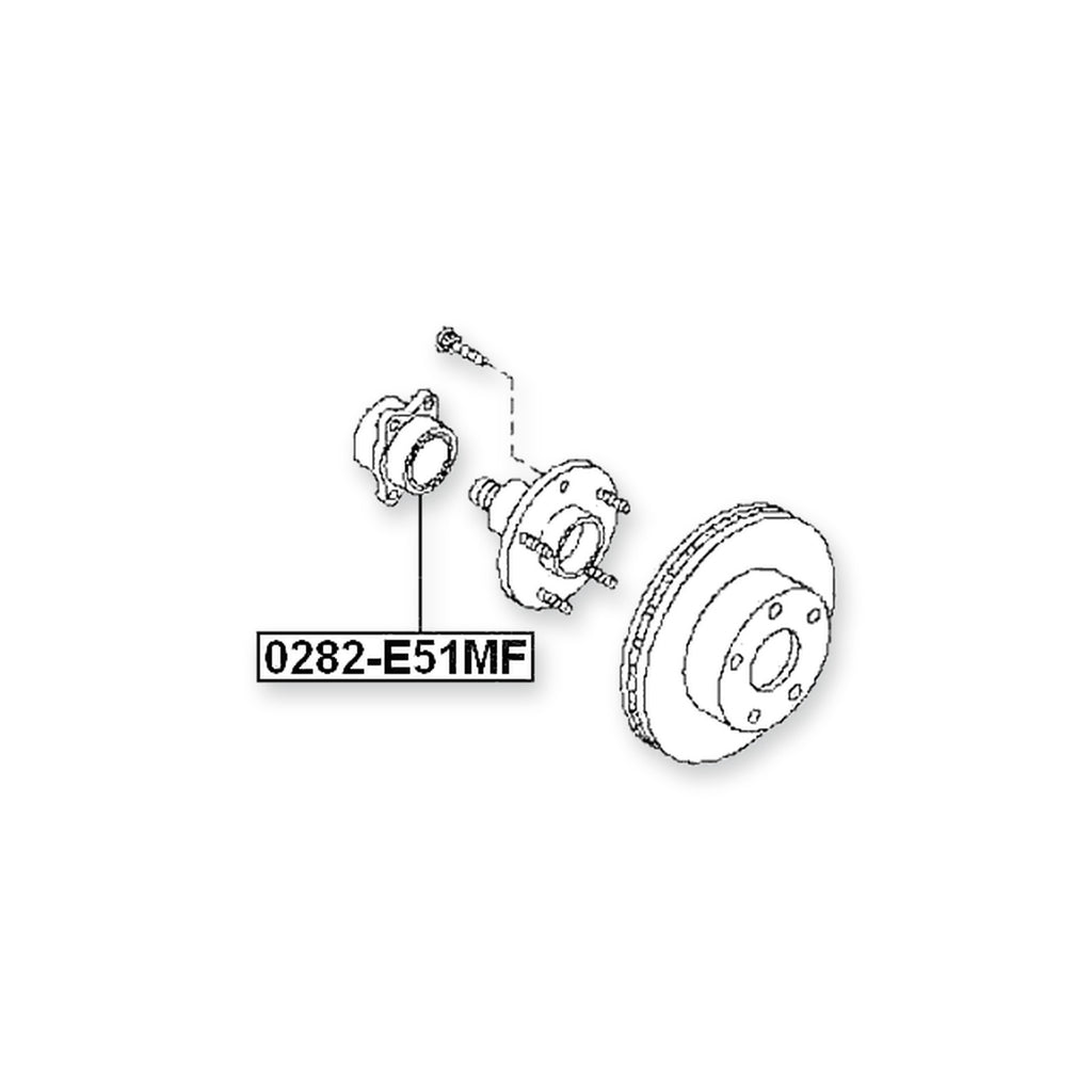 Nissan Elgrand E51 Front Wheel Hub