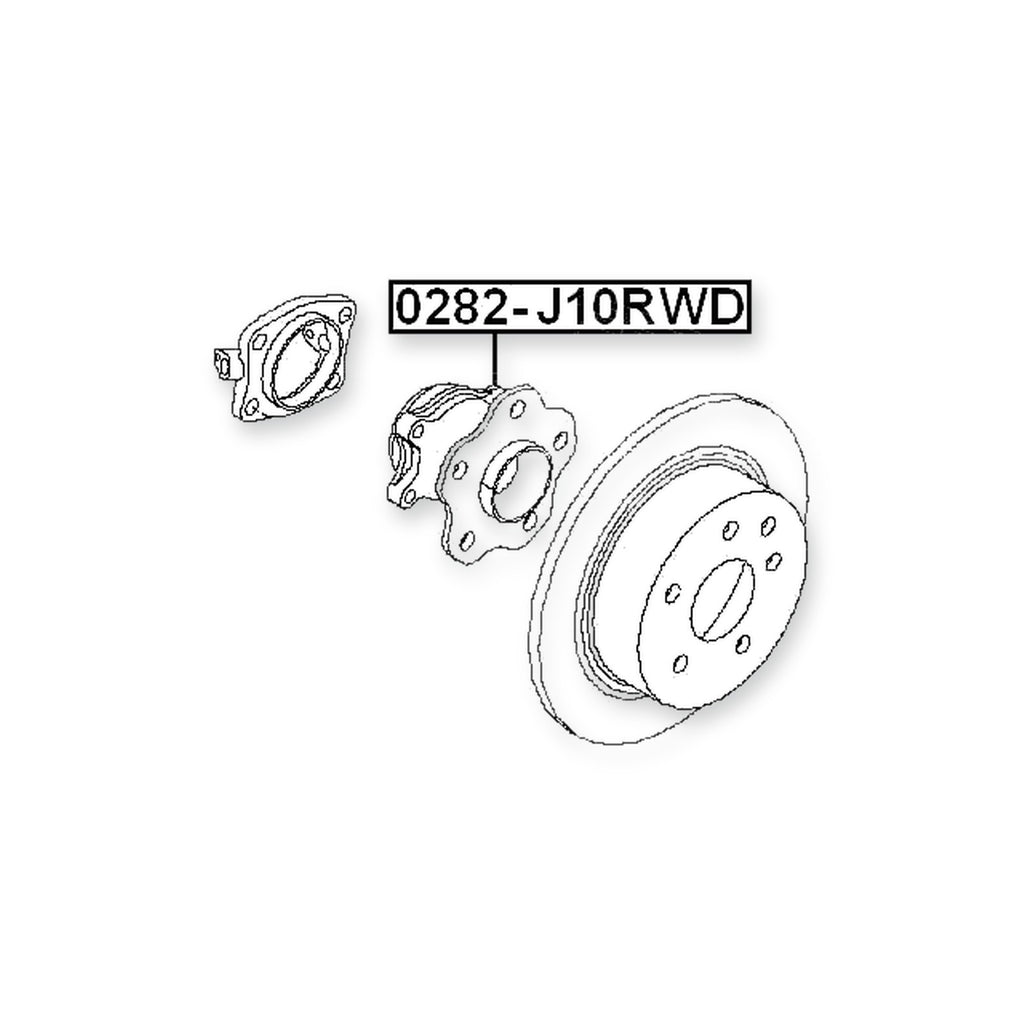 Nissan Dualis J10 Rear Wheel Hub