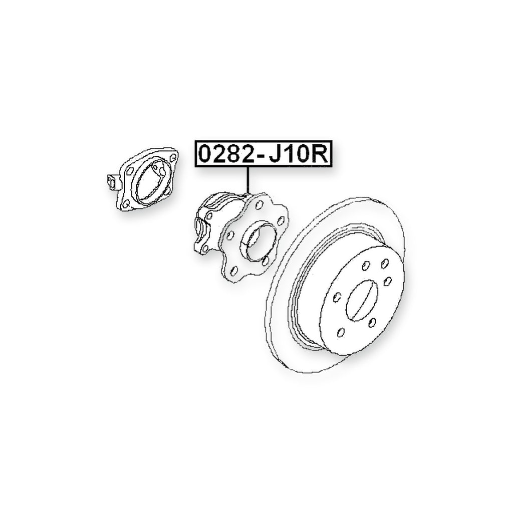 Nissan Dualis J10 Rear Wheel Hub