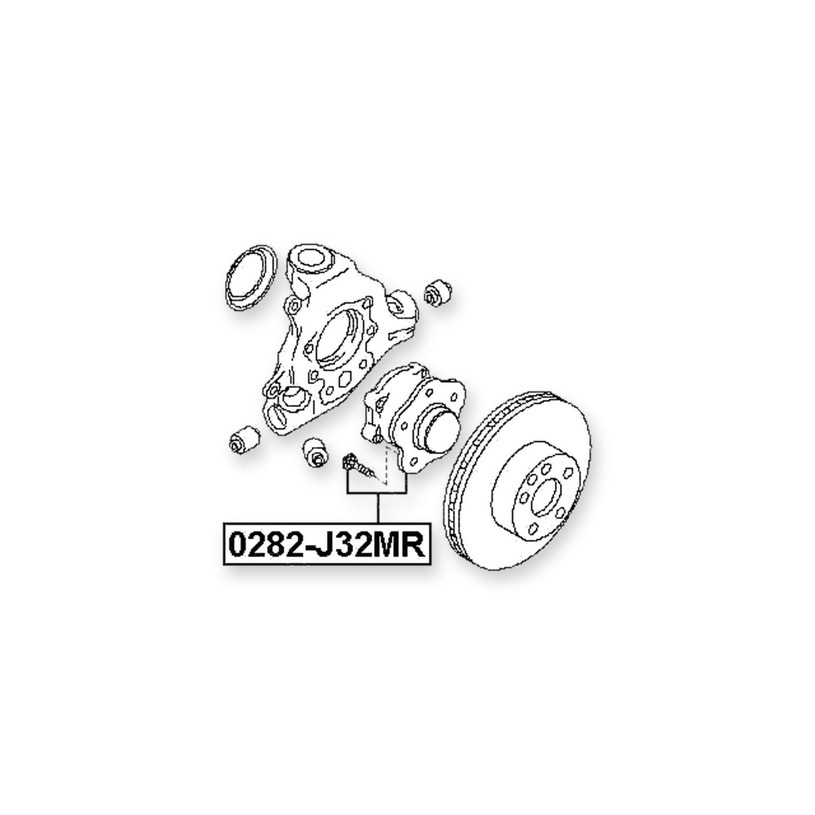 Infiniti QX60 Hybrid L50HV Rear Wheel Hub