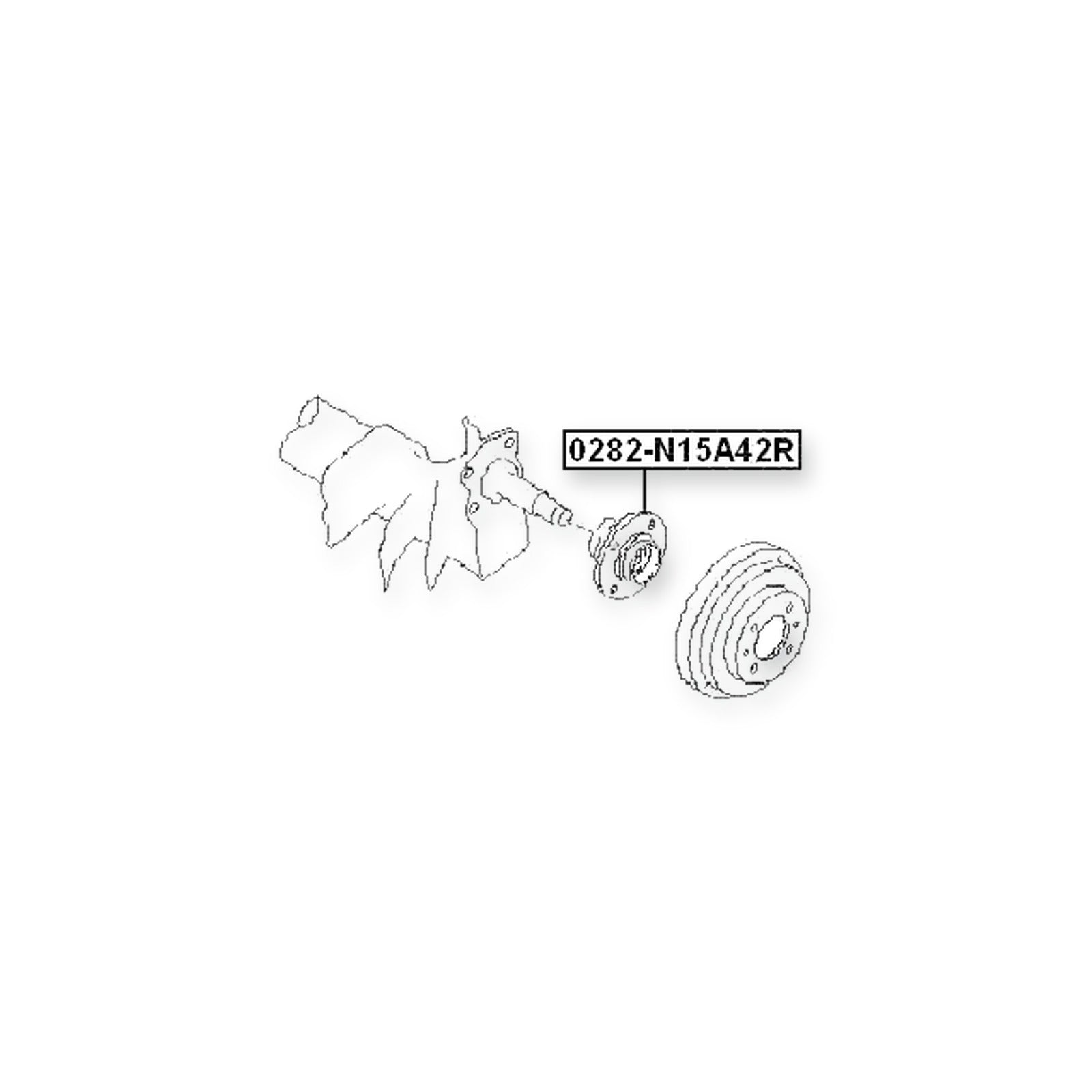Nissan Almera N15 Rear Wheel Hub