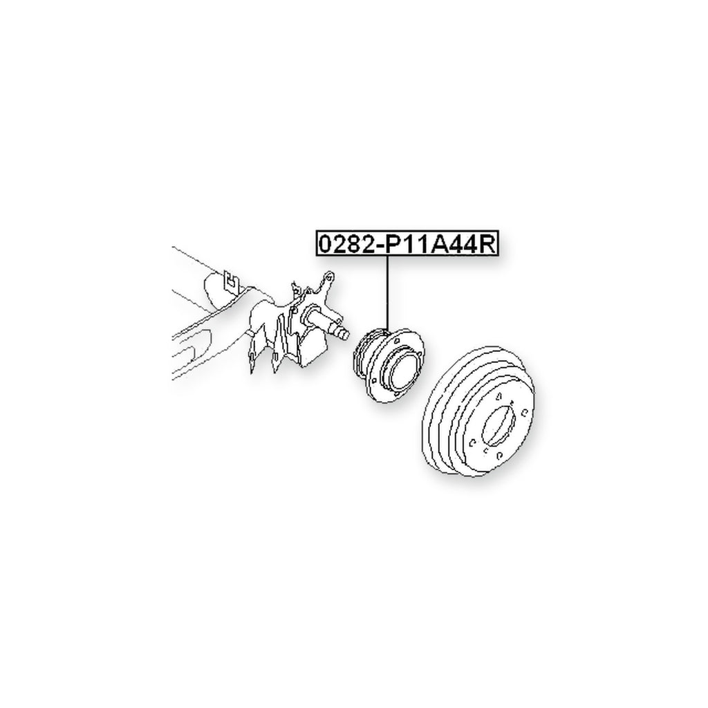 Nissan Almera N16E Rear Wheel Hub