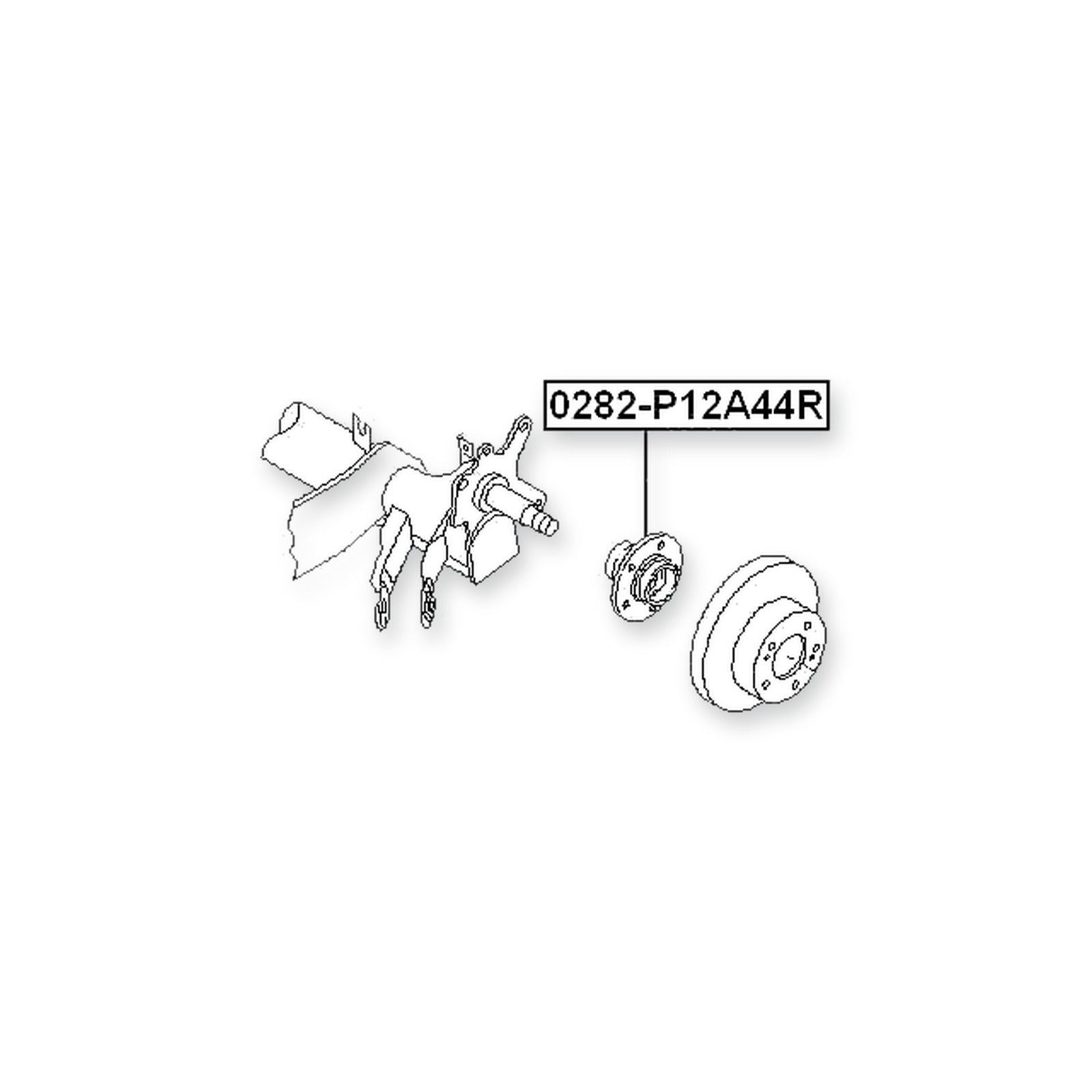 Nissan Primera P12 Rear Wheel Hub