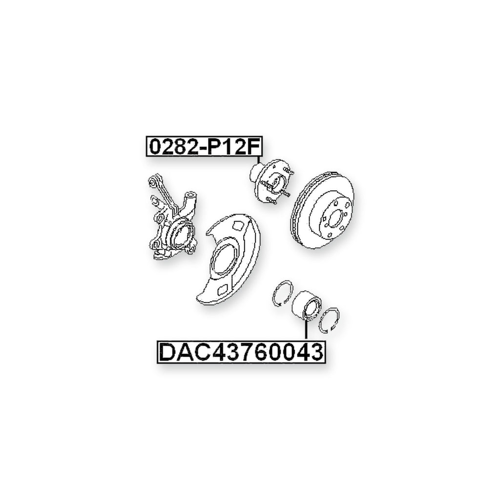 Nissan Almera Tino V10M Front Wheel Hub