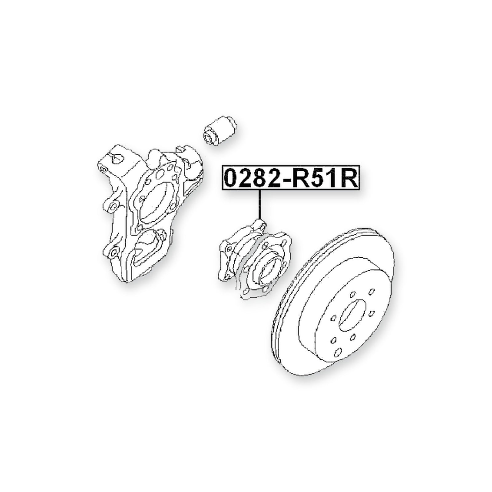 Nissan Pathfinder R51 Rear Wheel Hub