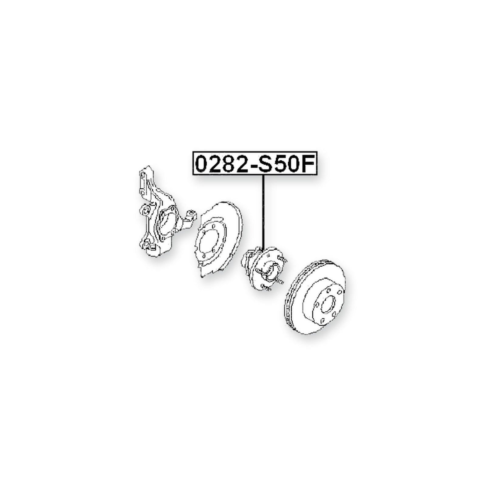 Nissan Fuga Y50 Front Wheel Hub