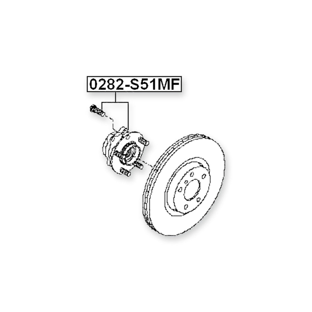 Nissan Fuga Y50 Front Wheel Hub