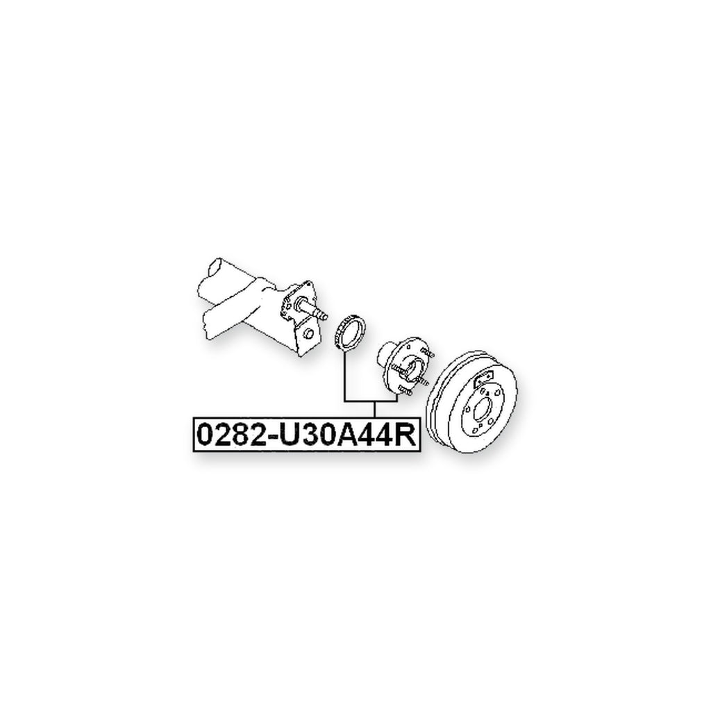 Nissan Bassara JU30 Rear Wheel Hub