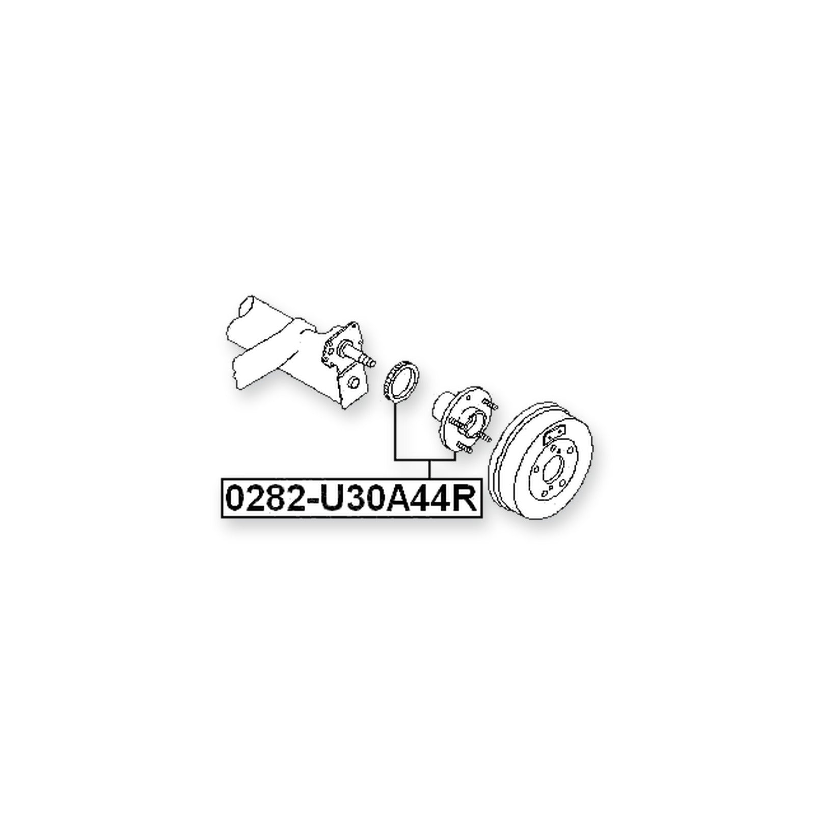 Nissan Bassara JU30 Rear Wheel Hub