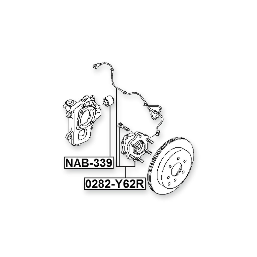 Nissan Armada Y62 Rear Wheel Hub