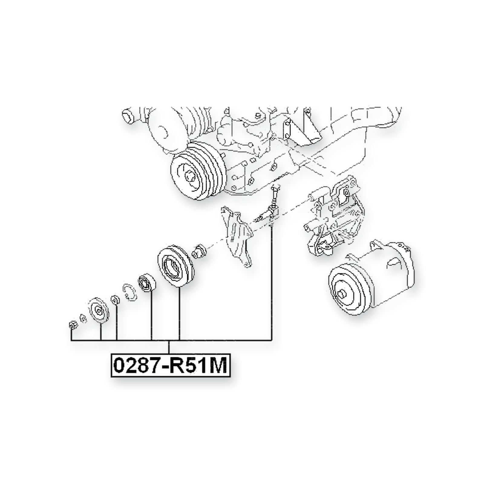 Renault Alaskan Pulley Tensioner Kit