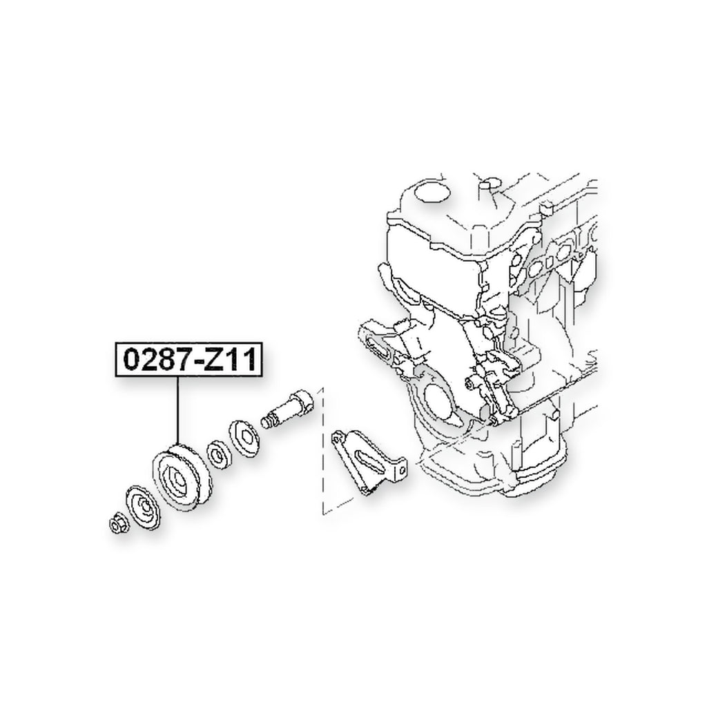 Nissan Ad/Ad Expert VY12 Pulley Tensioner