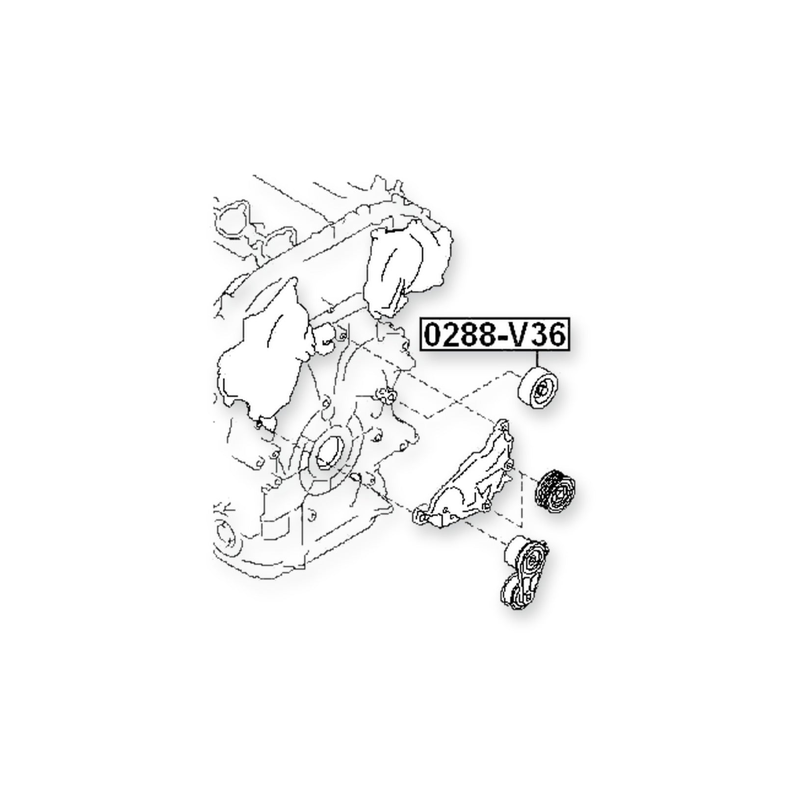 Nissan 350Z Z33 Pulley Idler Kit