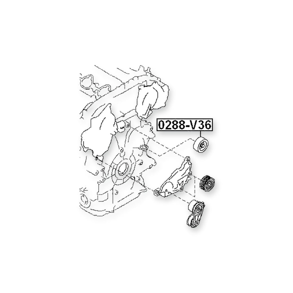 Infiniti G35/37/25 Sedan V36 Pulley Idler Kit