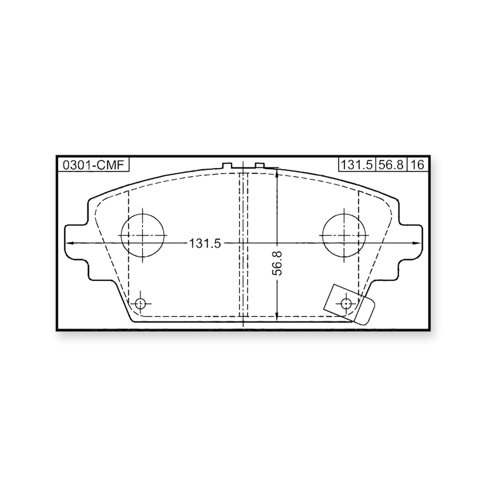 Honda Accord CG7 Front Pad Kit, Disc Brake